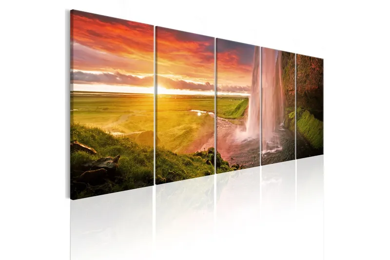 Tavla Seljalandsfoss Waterfall 200x80 - Artgeist sp. z o. o. — Artgeist sp. z o. o.