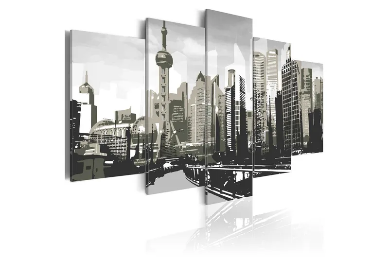 Tavla Shanghai China´S Largest City 200x100 - Artgeist sp. z o. o. — Artgeist sp. z o. o.