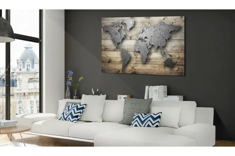 Tavla Silver World 120x80