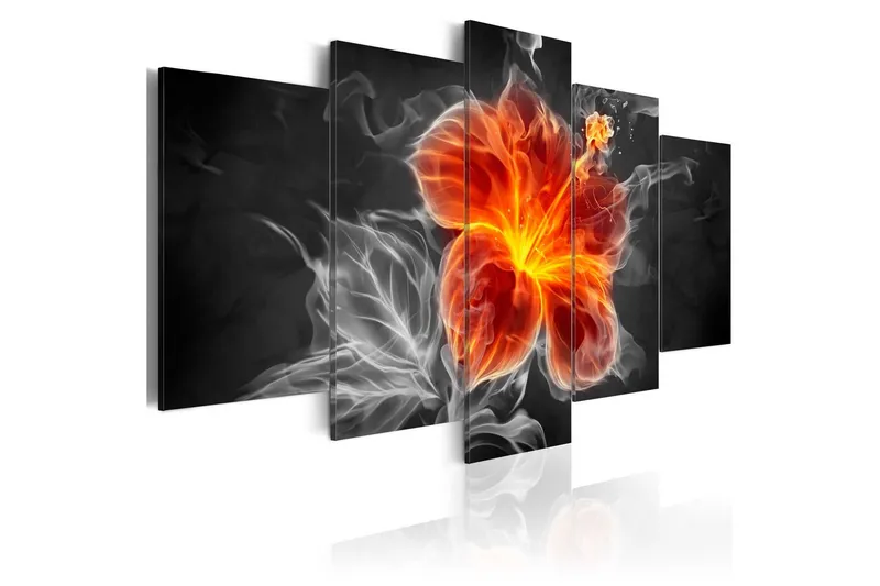 Tavla Smoky Flower 200x100 - Artgeist sp. z o. o. — Artgeist sp. z o. o.
