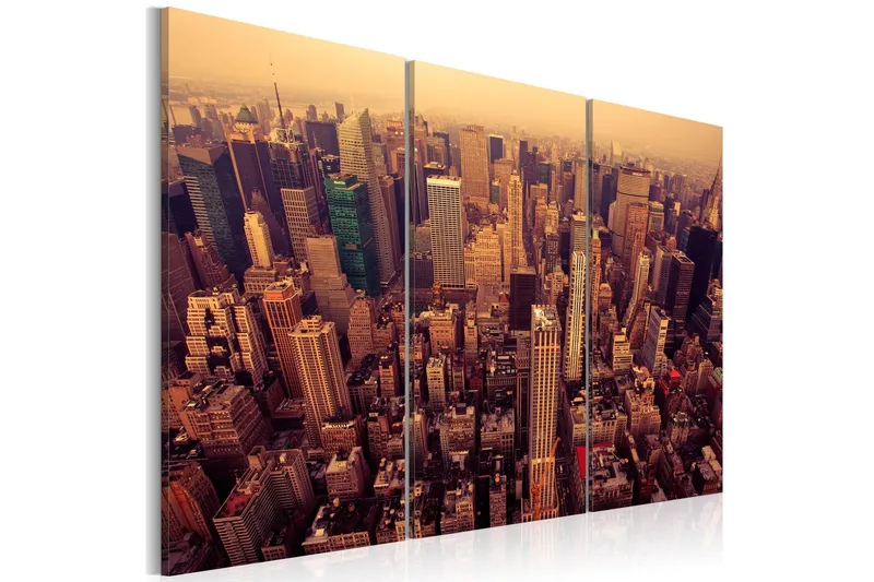 Tavla Solnedgång över New York 90x60 - Artgeist sp. z o. o. — Artgeist sp. z o. o.