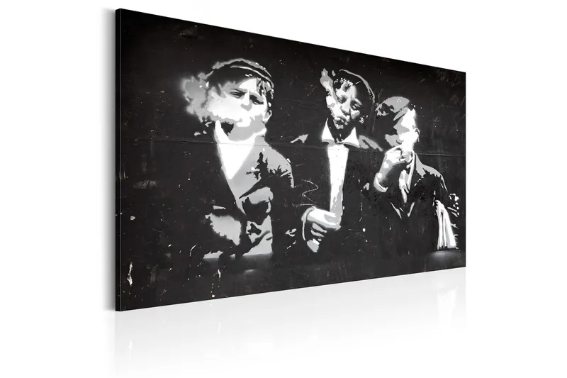 Tavla Street Gang (Retro style) 120x80 - Artgeist sp. z o. o. — Artgeist sp. z o. o.