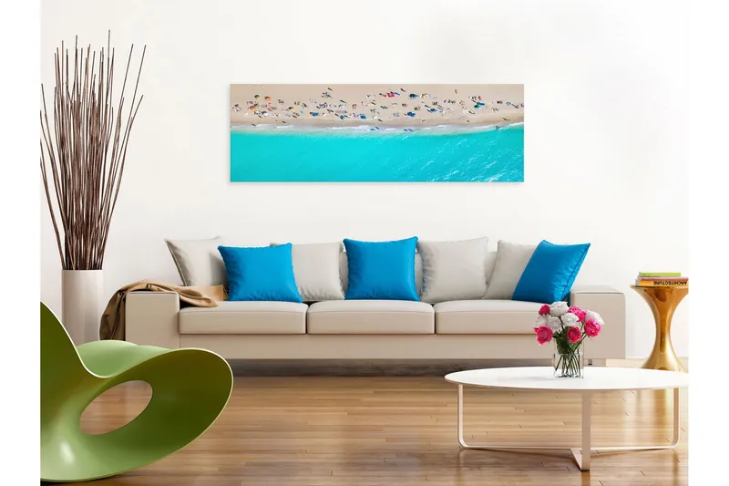 Tavla Sunbathers (1 Part) Narrow 150x50 - Artgeist sp. z o. o. — Artgeist sp. z o. o.