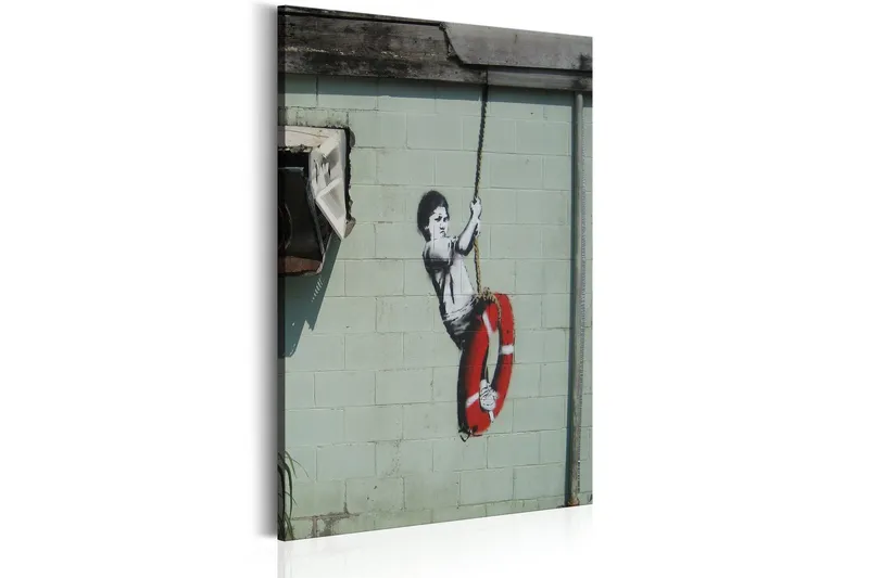 Tavla Swinger New Orleans Banksy 40x60 - Artgeist sp. z o. o. — Artgeist sp. z o. o.