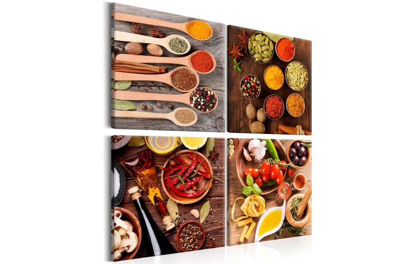 Tavla Tastes Of The World 40x40 - Artgeist sp. z o. o. — Artgeist sp. z o. o.