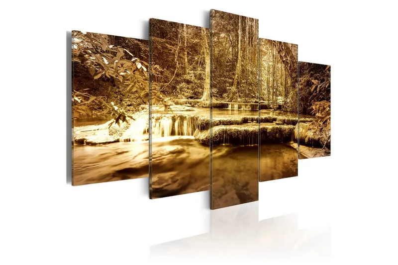 Tavla The Bosom Of Nature Waterfall 200x100 - Artgeist sp. z o. o. — Artgeist sp. z o. o.