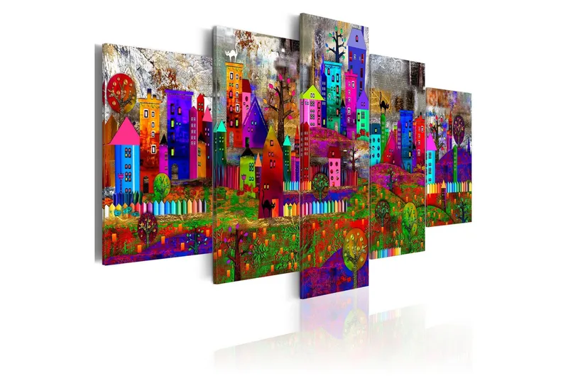 Tavla The City Of Expression 200x100 - Artgeist sp. z o. o. — Artgeist sp. z o. o.