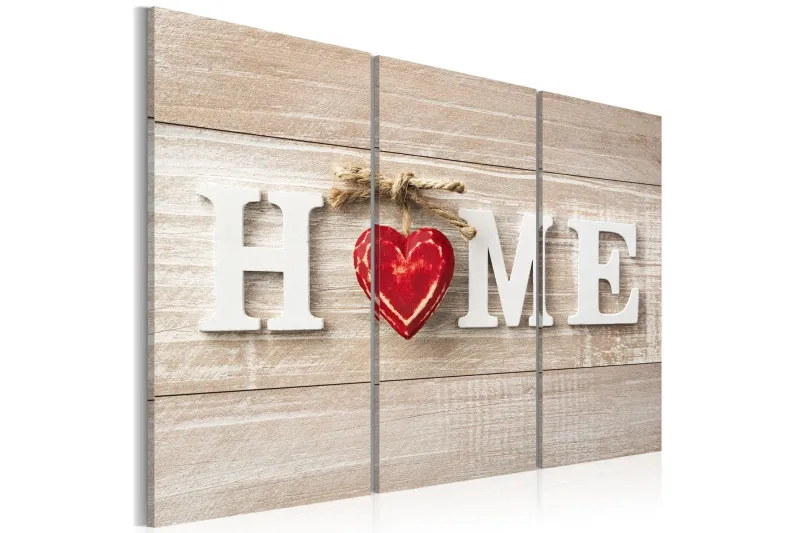 Tavla The Heart Of The Home 120x80 - Artgeist sp. z o. o. — Artgeist sp. z o. o.