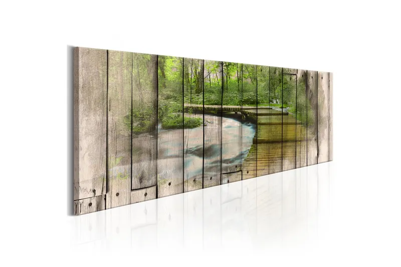 Tavla The River of Memories 135x45 - Artgeist sp. z o. o. — Artgeist sp. z o. o.