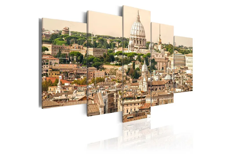 Tavla The Roofs Of The Eternal City 200x100 - Artgeist sp. z o. o. — Artgeist sp. z o. o.