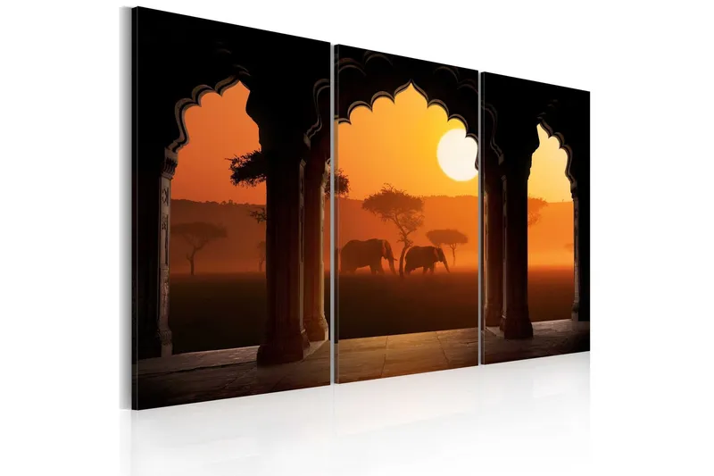 Tavla The tranquillity of Africa triptych 90x60 - Artgeist sp. z o. o. — Artgeist sp. z o. o.
