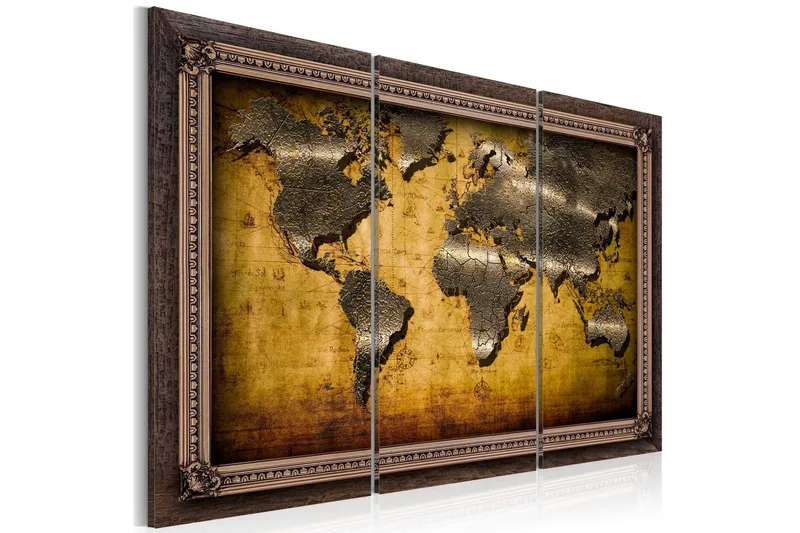 Tavla The World In A Frame 120x80 - Artgeist sp. z o. o. — Artgeist sp. z o. o.