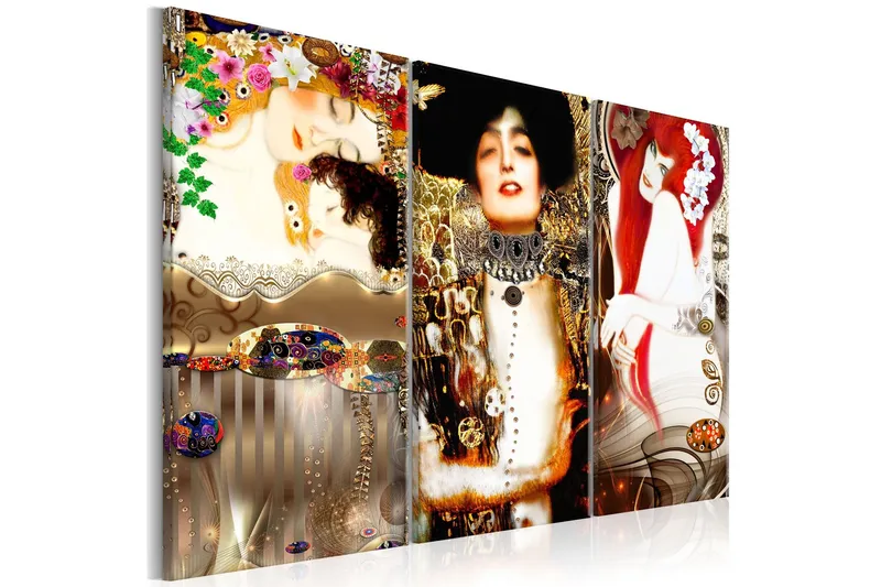 Tavla Three Women 3 Parts 120x80 - Artgeist sp. z o. o. — Artgeist sp. z o. o.