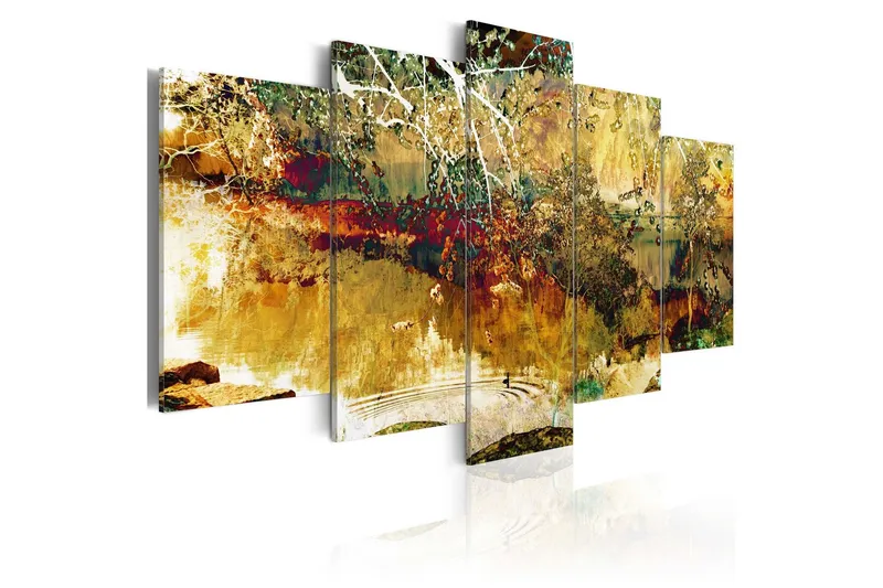 Tavla Trädgård Abstrakt 100x50 - Artgeist sp. z o. o. — Artgeist sp. z o. o.