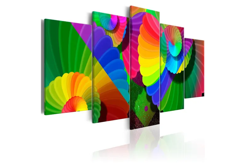 Tavla Twisted Colours 200x100 - Artgeist sp. z o. o. — Artgeist sp. z o. o.