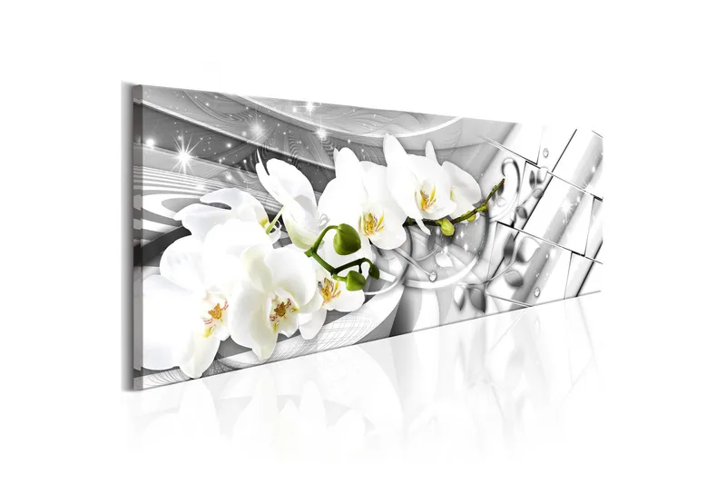 Tavla Twisted Orchids 120x40 - Artgeist sp. z o. o. — Artgeist sp. z o. o.