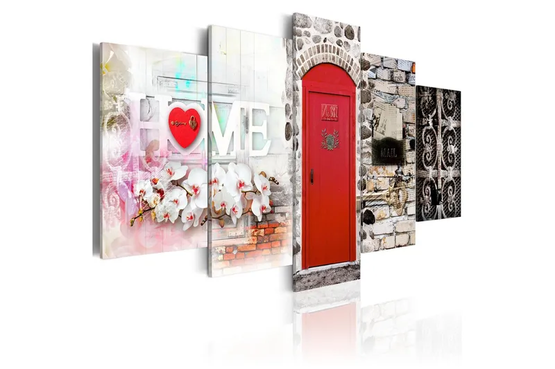 Tavla Vintage Home 100x50 - Artgeist sp. z o. o. — Artgeist sp. z o. o.