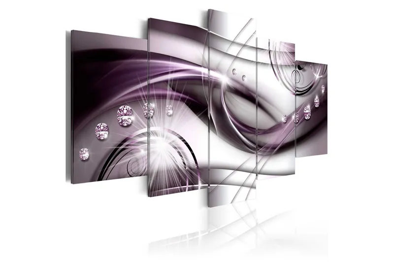 Tavla Violet Glow 200x100 - Artgeist sp. z o. o. — Artgeist sp. z o. o.
