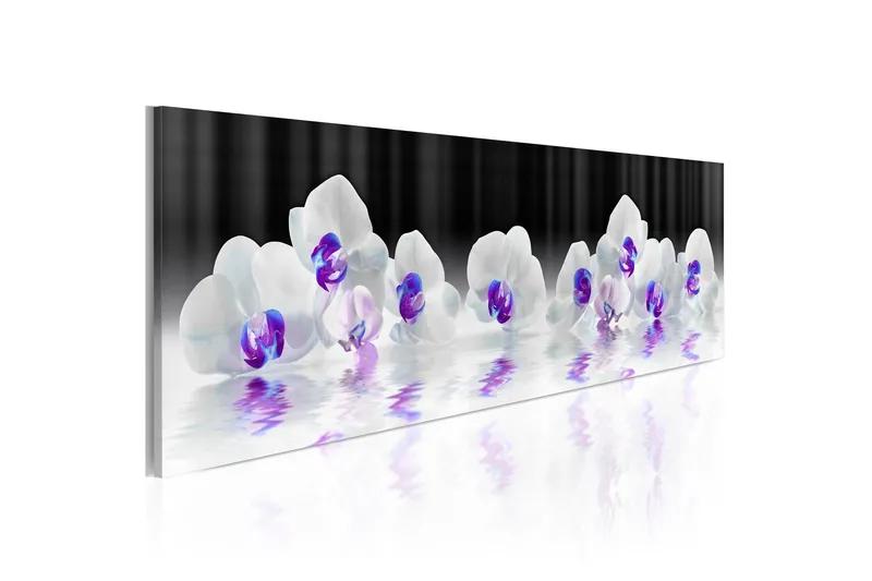 Tavla Water Orchids 135x45 - Artgeist sp. z o. o. — Artgeist sp. z o. o.