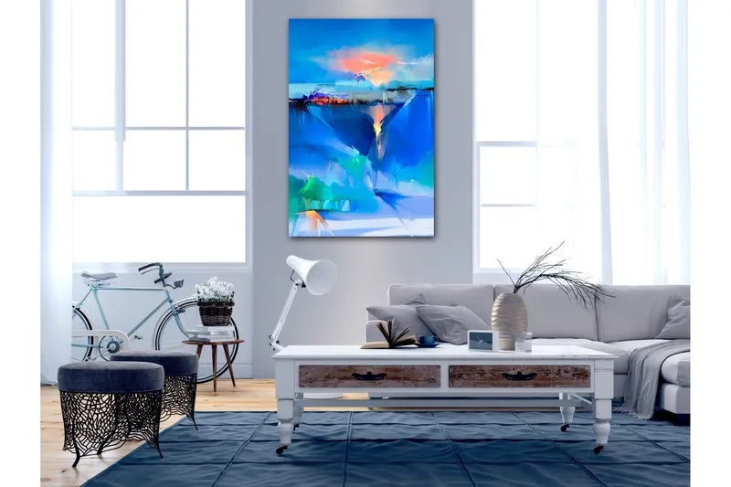 Tavla Winter Landscape (1 Part) Vertical 60x90 - Artgeist sp. z o. o. — Artgeist sp. z o. o.