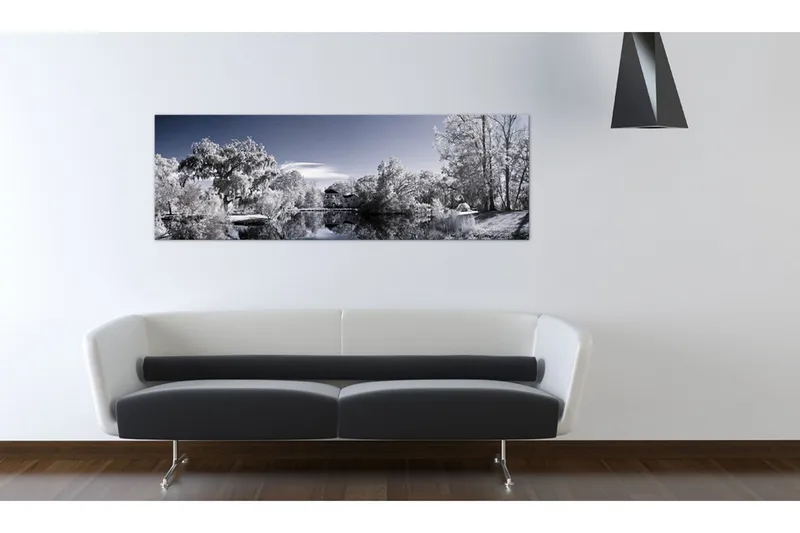 Tavla Wintry Lake 120x40 - Artgeist sp. z o. o. — Artgeist sp. z o. o.