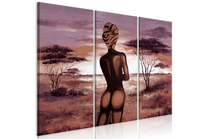 Tavla Without Shame 3 Parts 90x60 - Artgeist sp. z o. o. — Artgeist sp. z o. o.