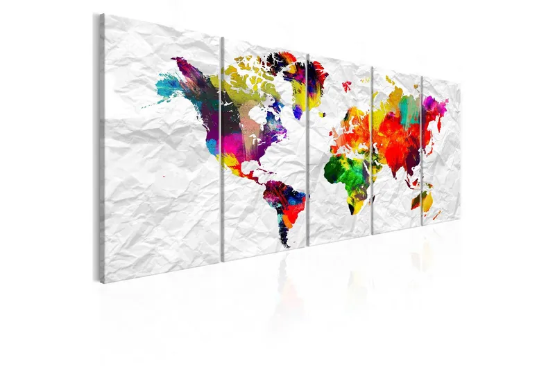 Tavla World On Paper 225x90 - Artgeist sp. z o. o. — Artgeist sp. z o. o.