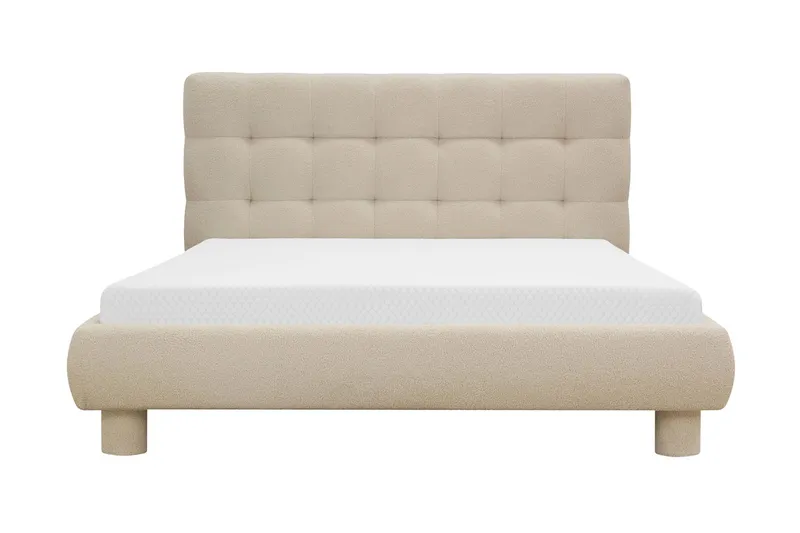Teddy Komplett Sängpaket Sängram med Madrass 120x200 cm - Beige — Andrarum