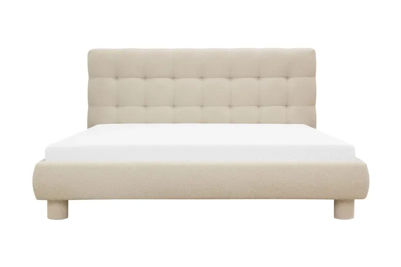 Teddy Komplett Sängpaket Sängram med Madrass 160x200 cm - Beige — Andrarum