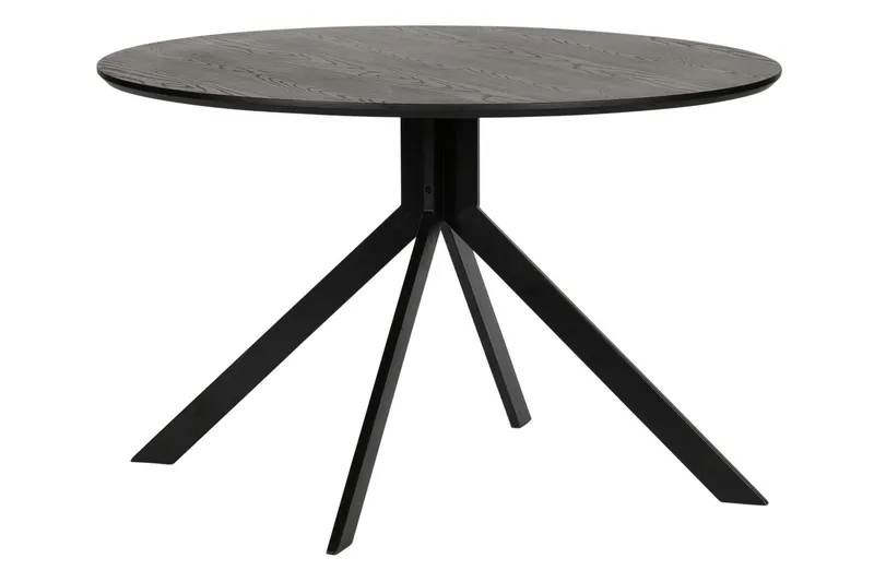 Tero Matbord 120 cm Runt - Svart — Svart