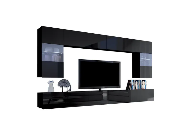 Tessan Tv-möbelset - Svart (Art.nr 3078162) — Concept 55