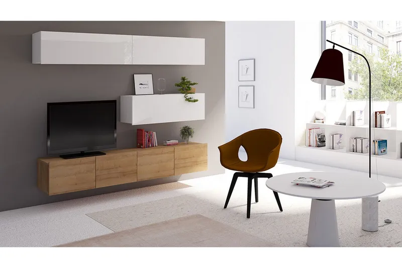 Tessan TV-möbelset - Vit — Concept 55
