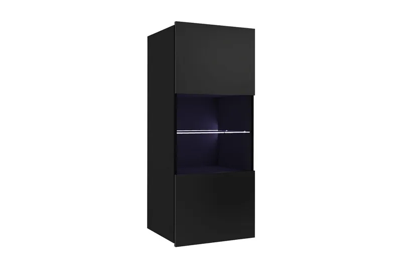 Tessan Vitrinskåp 45x32x117 cm - Svart — Concept 55