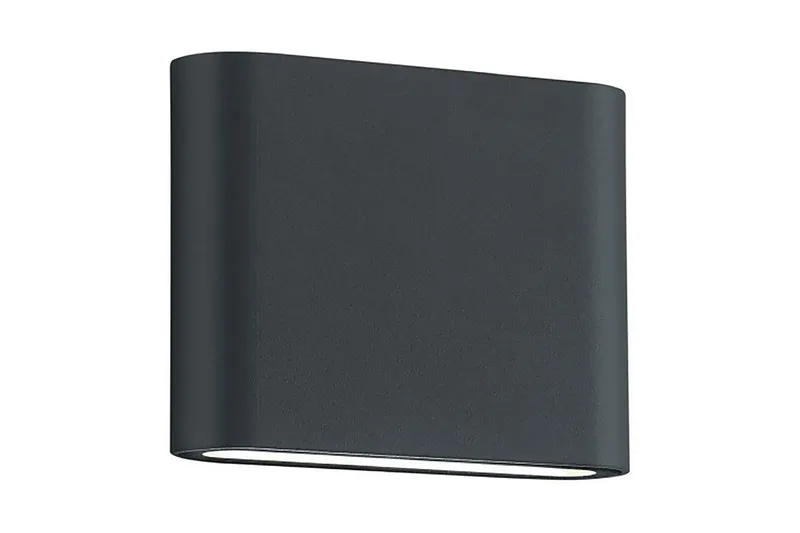 Thames II LED Vägglampa 11,5x9 cm antracit - Antracit/Vit — Trio Lighting
