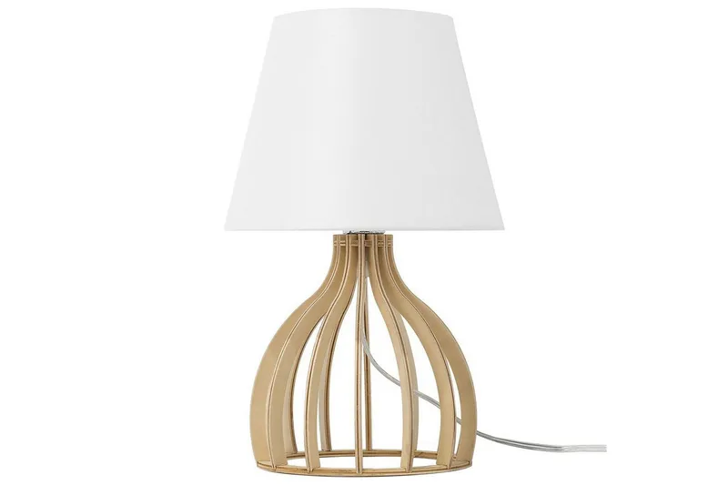 Thasall Bordslampa 36 cm E14 - Natur/Vit — Natur/Vit