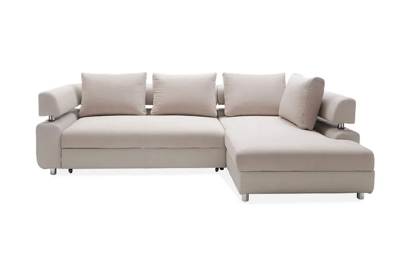 Tiffany L-Bäddsoffa Höger - Beige — Beige