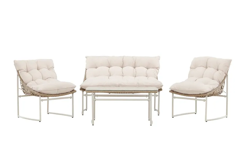 Tina Soffgrupp Utomhus 4-sits - Beige — Venture Home