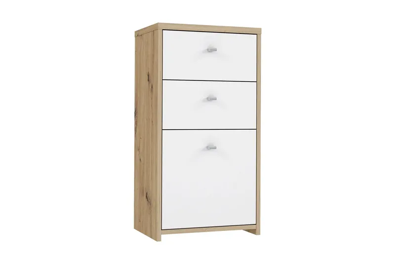 Toledor Sideboard 74x40 cm - Brun/Vit — Brun/Vit