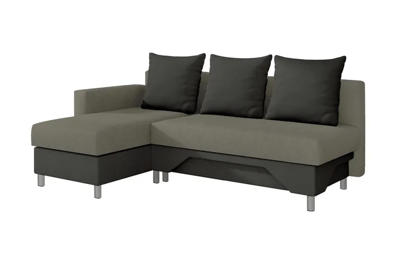 Tom Divanbäddsoffa 215x133x72 cm - Beige/Grå — Beige/Grå