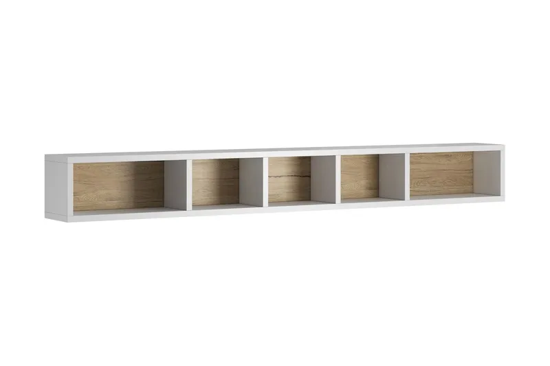 Toreno Highboard 19x169 cm - Vit/Natur — Vit/Natur