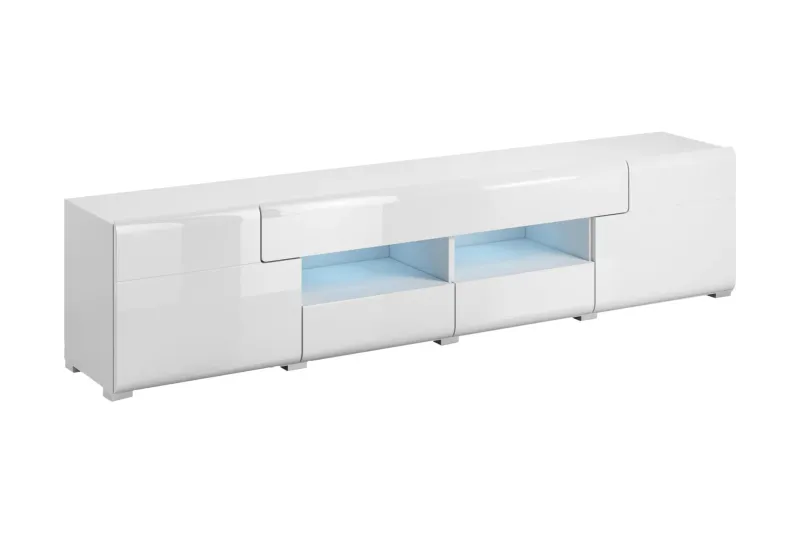 Toreno Tv-bänk 208 cm - Vit — Vit