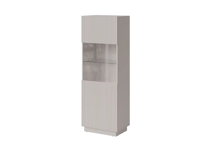 Torvalen Vitrinskåp 60x178 cm - Beige — Beige