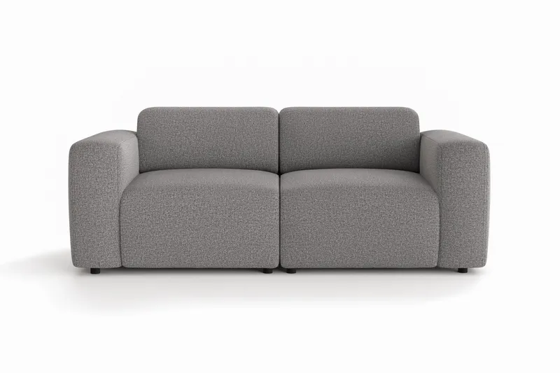 Torvasen 2-sits Soffa i Tyg - Grå — Grå