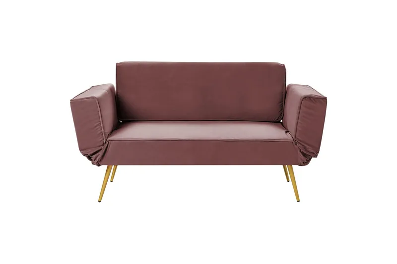 Touya Bäddsoffa 2-sits - Guld/Rosa — Guld/Rosa