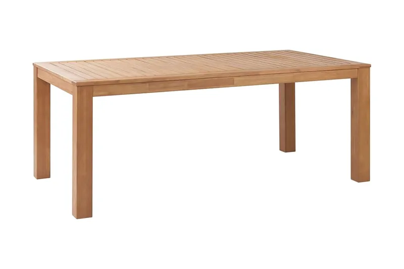 Trädgårdsbord Eukaliptus 190 x 105 cm MONSANO - Brun — Brun