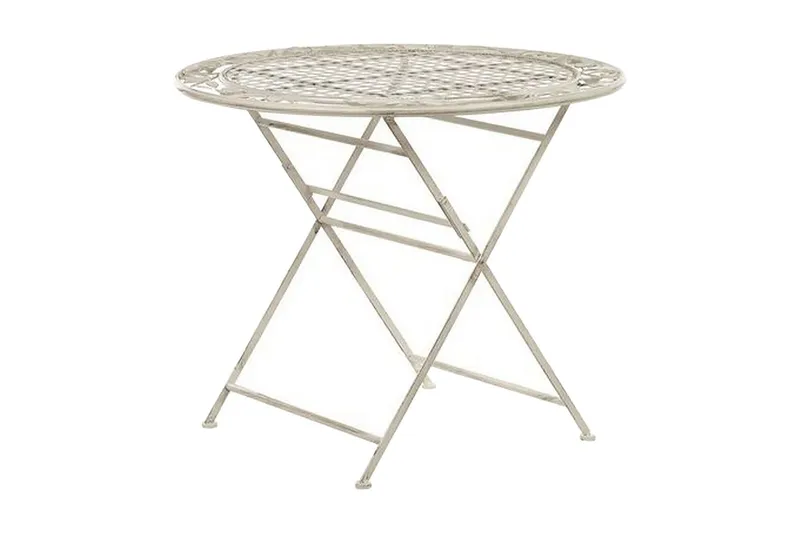 Trädgårdsbord krämvit BIVIO - Vit — Vit