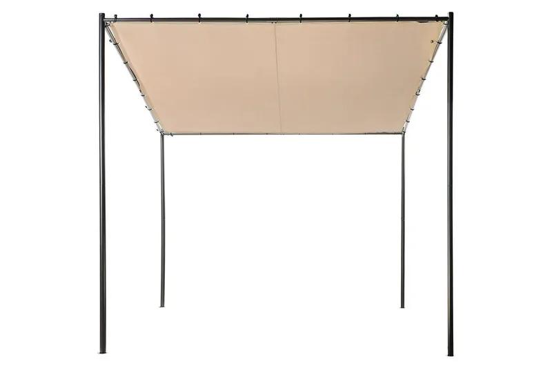 Trädgårdspergola Vimino - Taupe, svart — Taupe, svart