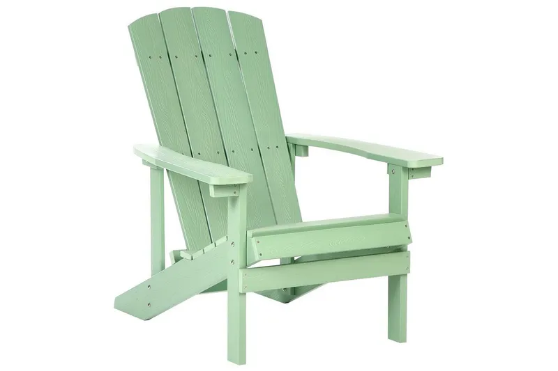 Trädgårdsstol Adirondack - Grön, 75x88x88 cm — Grön, 75x88x88 cm