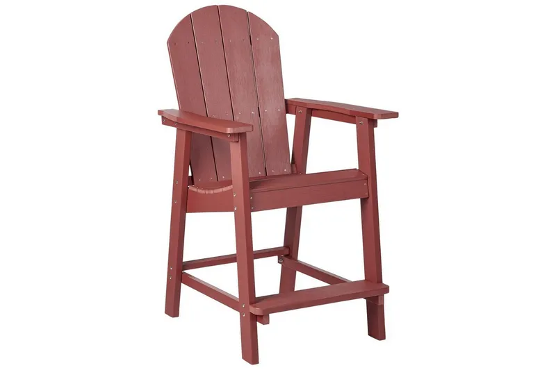 Trädgårdsstol Adirondack - Röd, 58x71x124 cm — Röd, 58x71x124 cm