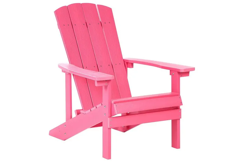 Trädgårdsstol Adirondack - Rosa, 75x88x88 cm — Rosa, 75x88x88 cm